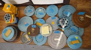 LARGE HOME MOVIE LOT OF 48 1960S- 1970S 8MM VACATIONS  XMAS WEDDING SNOW FLORIDA - Picture 1 of 10