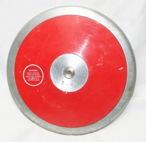 "Práctica 1 kg ROJO Disco, Atletismo Deportes 7,25""" - Imagen 1 de 4