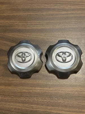 Toyota Tacoma 2005-2015 JUEGO DE PARES 4 corredores tapacubos centrales plateados OEM Foto 1 de 4