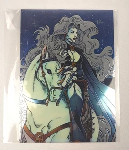 Lady Death 1995 Series 2 II Chromium Capital Exlusive Super Promo Card 2 of 2 - Picture 1 of 2