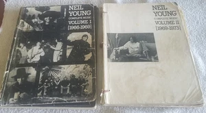 Neil Young Complete Music Volumes Book I & II Paperback Sheet Music 1966-1973 - Picture 1 of 16