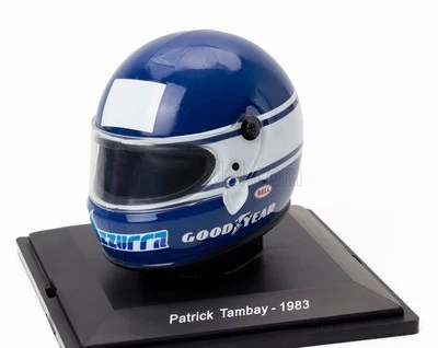 MODELLISMO AUTO STATICO HELMET F1 CASCO PATRICK TAMBAY 126/C2B FERRARI 1983 1/5 - Immagine 1 di 3