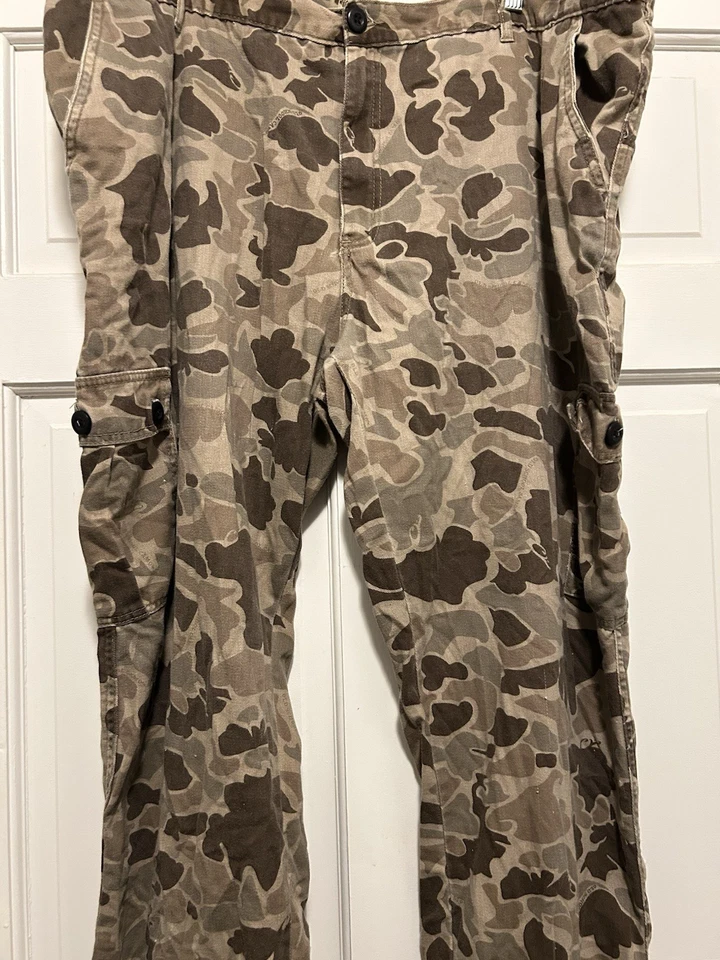 Drake Old School Camo Cargo Pants 3XL - Image 1 of 3