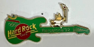 (B2) Barcelona 1992 - Hard Rock/Olympic Logo/ Cobi carrying torch - Picture 1 of 1