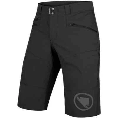 Endura Singletrack II Mens Baggy Cycling Shorts Black Bike Ride Short - Image 1 of 2