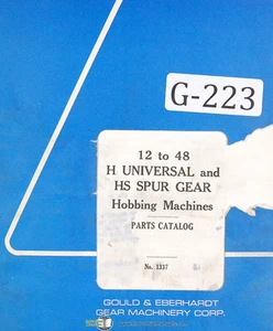 Gorton 2-30, 3394 Tape Master Vertical Mill, Maintenance and Parts Manual - Picture 1 of 3