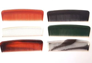 Pocket Hair Comb Beard Comb Moustache Comb Grooming Comb 9cm/10cm pkt 3 Duralon - Picture 1 of 15