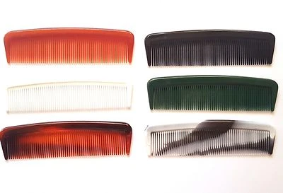 Pocket Hair Comb Beard Comb Moustache Comb Grooming Comb 9cm/10cm pkt 3 Duralon - Image 1 of 4