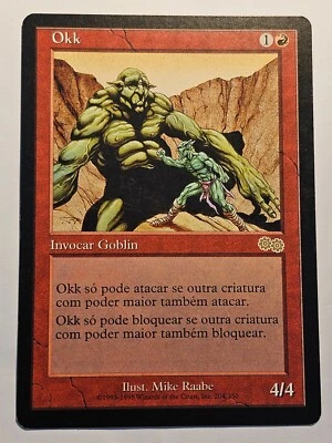 Okk●Urza's Saga●MTG●PORTUGUESE●RARE●1998●NM●1818 - Image 1 of 2