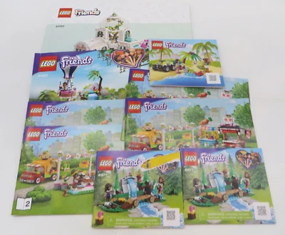 LEGO INSTRUCTION MANUALS Lot of 6 Friends Booklets ONLY NO BRICKS NO MINIFIGS - Image 1 of 4