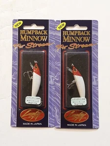 2 Lucky Craft Humpback Minnow 50SP  1/8 oz. Redhead - Picture 1 of 1
