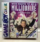 Who Wants to Be a Millionaire: 2nd Edition (Game Boy Color 2000) THQ/ New Sealed