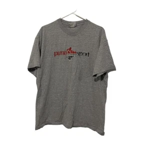Puma Shirt Men Large Gray Sportswear Athletic Lightweight Casual Logo Crew Neck - Picture 1 of 4