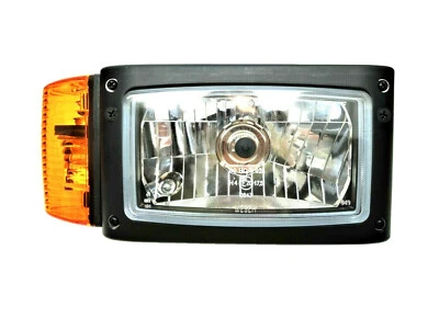 Rechts H4 Scheinwerfer mit Blinker 12V f. Baumaschinen Bagger Radlader Manitou