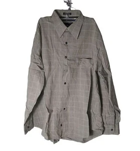 Bill Blass Olive Green Long Sleeve Dress Shirt Men's Size L - Picture 1 of 5