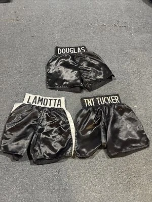 Nuevos Pantalones Cortos de Boxeo Personalizados Buster Douglas o Jake Lamotta Foto 1 de 4