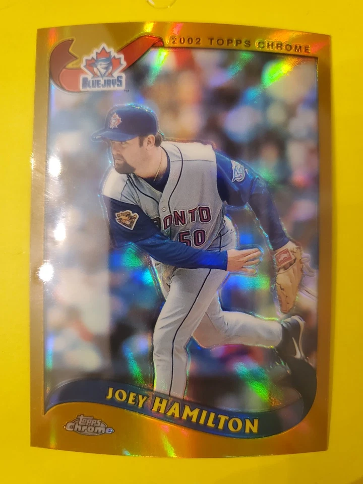 Topps 2002 refractores cromados dorados #259 Joey Hamilton - Toronto Blue Jays Foto 1 de 1
