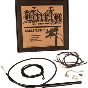 Burly Touring Control Kit 16" Black Gorilla Ape Hanger Harley Davidson B30-1309 - Picture 1 of 1