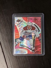 2021-22 Upper Deck Allure Cole Caufield Red Rainbow RC Montreal Canadiens