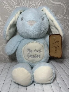 K Luxe Kellytoy My First Easter Rassel Hase blau Stofftier Knisterohr 13 Zoll Hase - Bild 1 von 4
