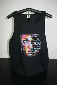 ERO NATO PER ESSERE UN ARTISTA... Canotta T-Shirt XL, Nero - Foto 1 di 5