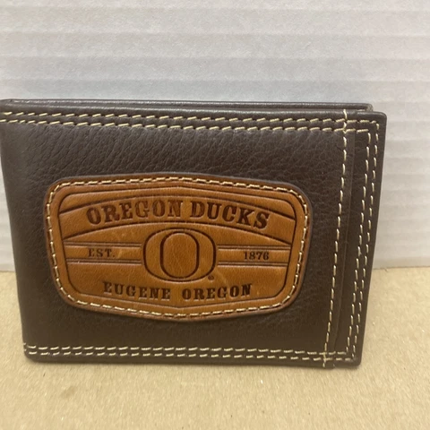 Oregon Ducks Leather Wallet Money Clip NEW Cover