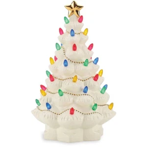 Lenox China Christmas TREASURED TRADITIONS Lighted Tree - Multi Color Bulb - N/O - Picture 1 of 1