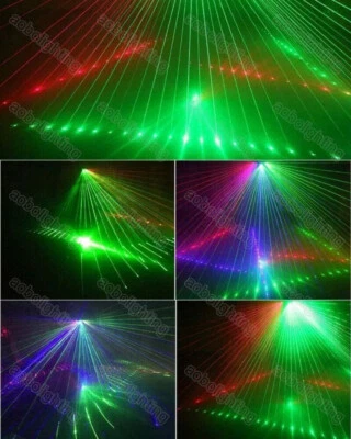 Luces Láser Discoteca Iluminación Efectos DJ 6 EYE Beam Party stage Laser lights - Image 1 of 4