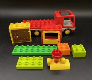 Lego Duplo Fahrzeug LKW rot grau Feuerwehr Set 2691 & diverse Blöcke LOT 8 - Bild 1 von 13