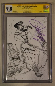 LEGEND OF OZ THE WICKED WEST #1 BLUERAINBOW LTD 50 CGC SS 9.8 J SCOTT CAMPBELL - Picture 1 of 1