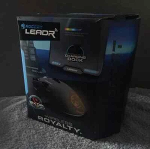 NEW ROCCAT LEADR Wirless Gaming Maus mit Ladestation - Bild 1 von 3
