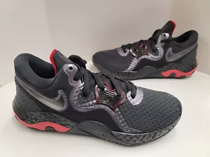 NIB Mens Nike Basketball RENEW ELEVATE II Anthracite Black Gym Red CW3406 002 - Picture 1 of 5
