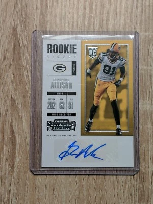2017 PANINI CONTENDERS GERONIMO ALLISON ROOKIE TICKET AUTO SIGNATURE "PACKERS" - Image 1 of 2