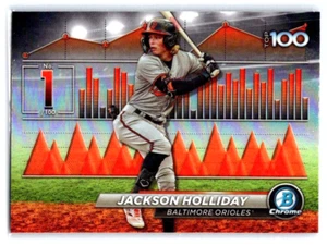 Top de béisbol Bowman MLB 2024 100 inserto cromado - tú eliges - Imagen 1 de 56