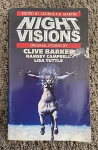 NIGHT VISIONS 1st UK Ed. Vintage Horror Anthology Edited By George R. R. Martin - Picture 1 of 9