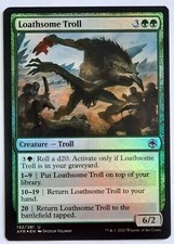 MTG Adventures in the Forgotten Realms LOATHSOME TROLL 192/281 U FOIL M/NM
