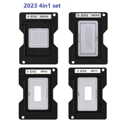 XinZhiZao Mac CPU BGA Reballing Stencil Kit per SRKMA SRGKK SRK02 SRKT3 (senza base - Immagine 1 di 4