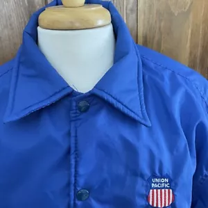 Vintage Union Pacific Pla-Jac Bomberjacke Windbreaker gefüttert 44-L-46 Dunbrooke USA - Bild 1 von 19