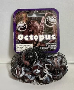 OCTOPUS Bag 24-Player Vacor Marbles 1-Shooter 2-Display Rings Instructions - Picture 1 of 3