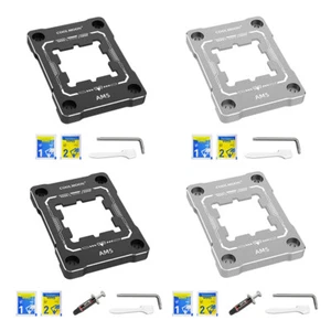 COOLMOON CPU Holder Correction CNC Aluminum Alloy AM5 for AMD AM5 RYZEN 7000 . - Photo 1/15
