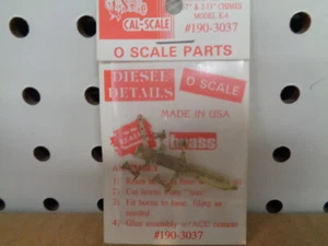 Cal Scale O Scale Detailing Parts: Air Horn, 4 Chime, Nathan K-4, 2-7'' & 2-1... - Foto 1 di 1