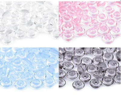 8-10 Knöpfe Kunststoff Perlenknöpfe Brautkleid perlmutt Blusenknopf Hemdknopf - Bild 1 von 2