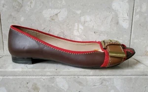 Merona Buckle Open peep toe womens shoes SZ 7.5 - Picture 1 of 7
