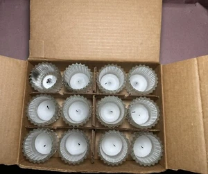 Box of 12 Glass Candles - Picture 1 of 2