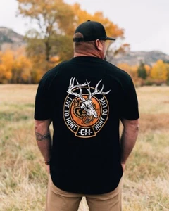 Hoyt Hunt To Live Cam Hanes Collection Tee X-Large - Picture 1 of 1
