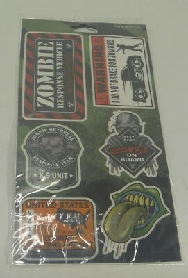 Conjunto de decalques adesivos Leathal Threat Zombie 1 conjunto completo e 1 conjunto parcial - Imagem 1 de 4