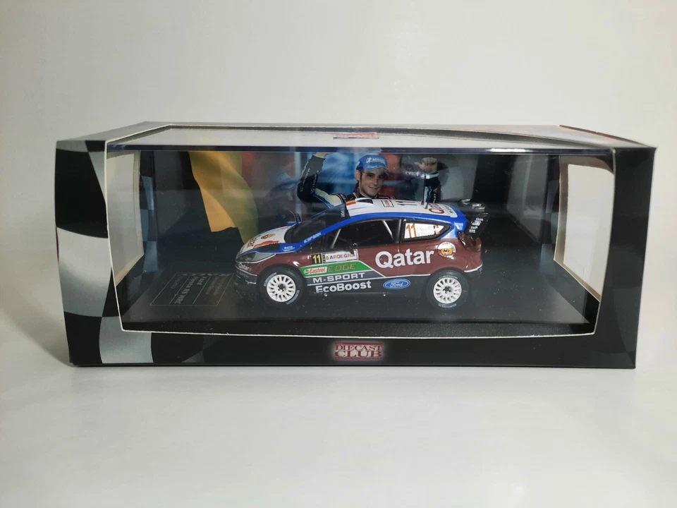 Modellino Statico Ford Fiesta RS WRC (2013) Magazine Model Auto Blu Scala 1:43 - Immagine 1 di 1