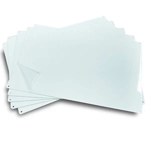 Aluminum Metal Signs Sublimation Blanks 8X12X0.026 Inch Nameplates for Heat Tran - Picture 1 of 6