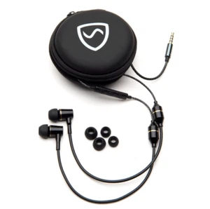 Air Tube Headset, Stereo Earbuds with Microphone and Case, Wired Anti Radiation - Picture 1 of 1