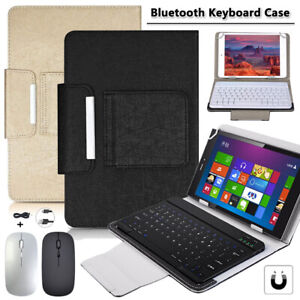 For Samsung Galaxy Tab A7 A8 S7 S8 S6 Lite Universal Leather Keyboard Case Mouse